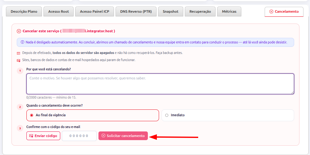 Alterando reverso